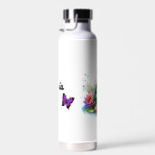 Kostbare Toad und Schmetterlinge Personalisiert Trinkflasche (Rechts)