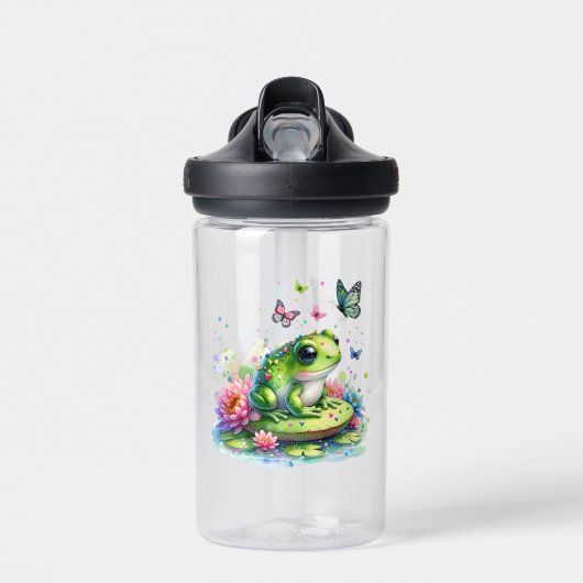 Kostbare Toad und Schmetterlinge Personalisiert Trinkflasche (Vorne)