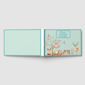 Kostbare Waldtiere Baby Shower Gästebuch (Voll)