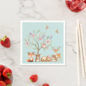 Kostbare Waldtiere Baby Shower Serviette (Beispiel)