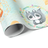 Kostbare Wasserfarbenkritter Geschenkpapier (Rolleneckpunkt)