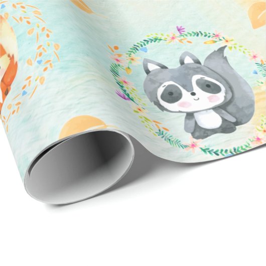 Kostbare Wasserfarbenkritter Geschenkpapier (Rolleneckpunkt)