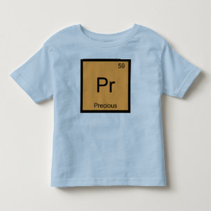 Kostbarer Name Chemie Element Periodensystem Kleinkind T-shirt