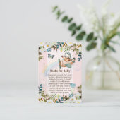 Kostbarer QR-Code für ein Baby-Gedicht Begleitkarte (Stehend Vorderseite)