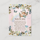 Kostbarer QR-Code für ein Baby-Gedicht Begleitkarte (Vorderseite)