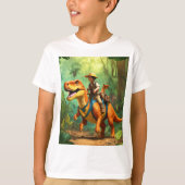 Kostbarer und niedlicher Dinosaurier-Design-T - Sh T-Shirt (Vorderseite)