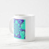 Kostbares Blau Kaffeetasse (Vorderseite Links)