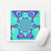 Kostbares Blau Mousepad (Mit Mouse)