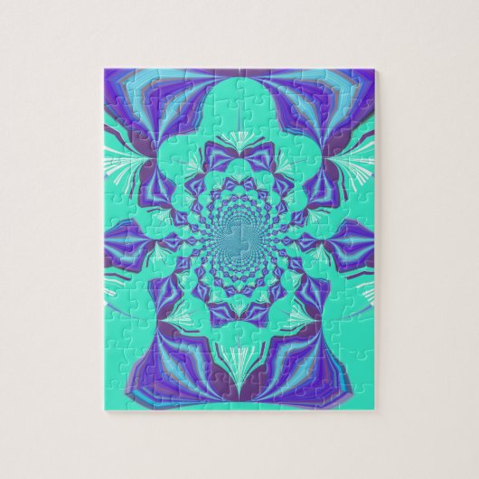 Kostbares Blau Puzzle (Vertikal)