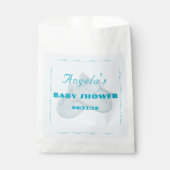 Kostbares Bündel Junge Baby Shower Geschenktütchen (Vorderseite)
