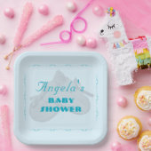 Kostbares Bündel Junge Baby Shower Pappteller (Party)