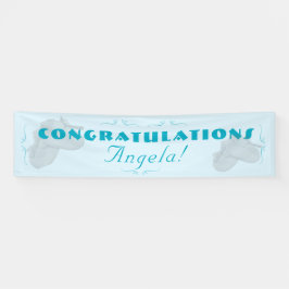 Kostbares Bündel Junge Babyparty Banner