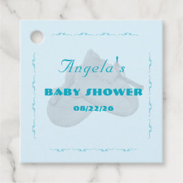 Kostbares Bündel Jungen-Baby-Party Geschenkanhänger
