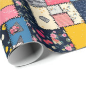 Kostbares Design, spielerisches Muster Geschenkpapier (Rolleneckpunkt)