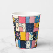 Kostbares Design, spielerisches Muster Pappbecher (Vorderseite)