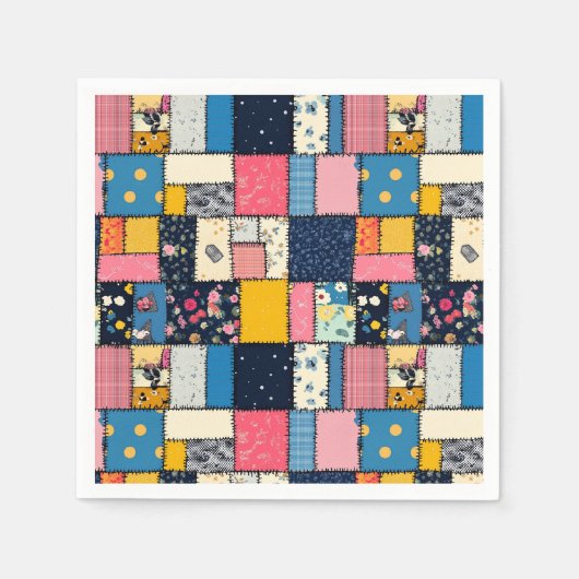 Kostbares Design, spielerisches Muster Serviette (Vorderseite)