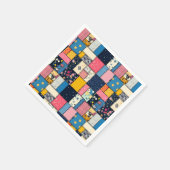 Kostbares Design, spielerisches Muster Serviette (Ecke)