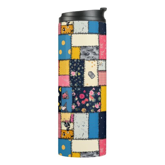 Kostbares Design, spielerisches Muster Thermosbecher (Nach links gedreht)