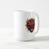 Kostbares Dragon Skull Mascot Cup Design Kaffeetasse (VorderseiteRechts)
