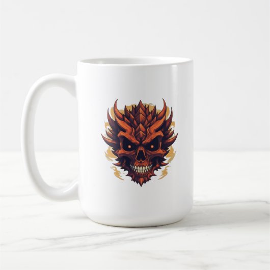 Kostbares Dragon Skull Mascot Cup Design Kaffeetasse (Links)