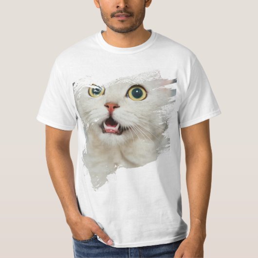Kostbares Katzendesign T-Shirt (Vorderseite)