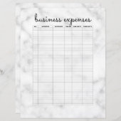 Kosten für einfache Geschäfte mit weißem schwarzem (Vorne/Hinten)