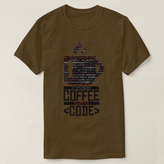 KOSTEN IN CODE WERDEN T-Shirt (Design vorne)