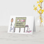 Kosteneinsparung Karte (Gelbe Blume)