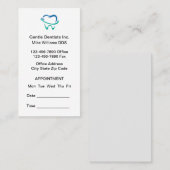 Kostenerstattungs-Logo Zahnärztliche Personalauswe Visitenkarte (Vorne/Hinten)