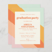 Kostenerstattungs-Retro-Stripes-Graduierungsparty (Vorne/Hinten)