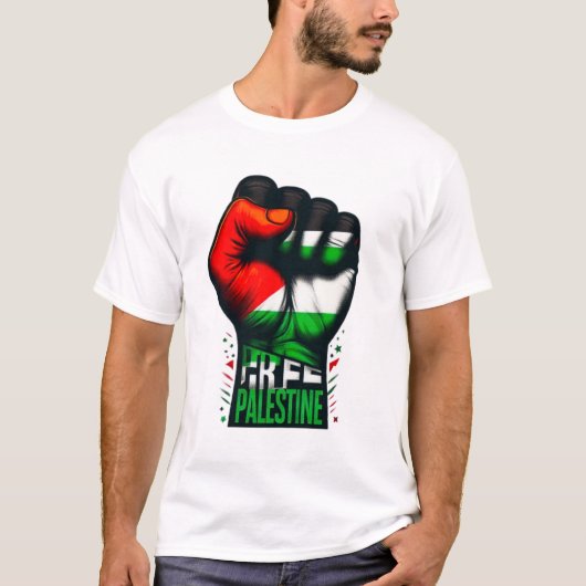 KOSTENFREIER PALESTINE-T - Shirt (Vorderseite)