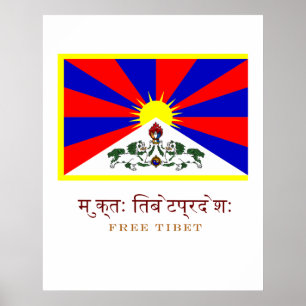 KOSTENFREIER TIBET POSTER