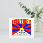 KOSTENFREIER TIBET POSTKARTE (Stehend Vorderseite)