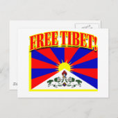 KOSTENFREIER TIBET POSTKARTE (Vorne/Hinten)