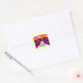KOSTENFREIER TIBET RUNDER AUFKLEBER (Umschlag)