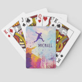 Kostenfreies Laufen im Freien Parkour Urban Modern Spielkarten (Rückseite)