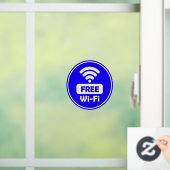 Kostenfreies WLAN Fensteraufkleber (Zuhause)