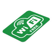 Kostenfreies WLAN Magnet (Linke Seite)