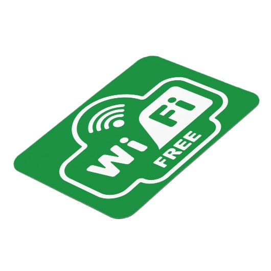 Kostenfreies WLAN Magnet (Linke Seite)