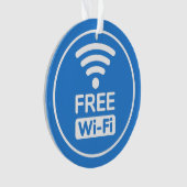 Kostenfreies WLAN Ornament (Vorderseite)