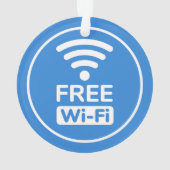 Kostenfreies WLAN Ornament (Rückseite)
