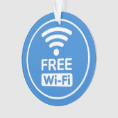Kostenfreies WLAN Ornament (Vorderseite)