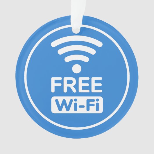 Kostenfreies WLAN Ornament (Vorderseite)