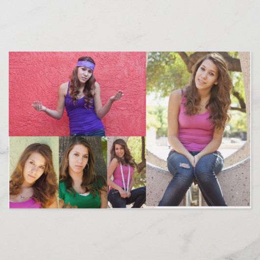 Kostengünstige Comp Cards Flyer (Hinten)