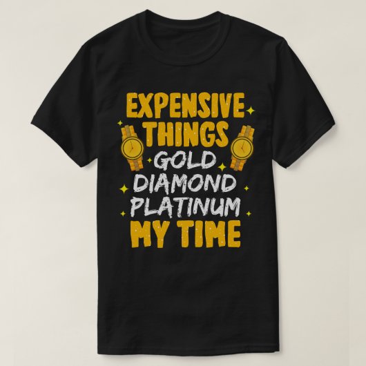 Kostengünstige Dinge Gold Diamond Platinum meine Z T-Shirt (Design vorne)