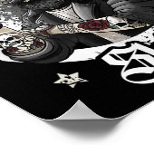 Kostengünstige Haut Funny Ink Künstlerin verkleide Poster (Ecke)