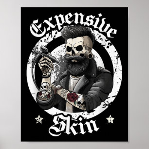 Kostengünstige Haut Funny Ink Künstlerin verkleide Poster