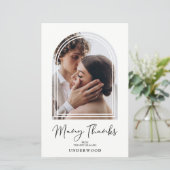 Kostengünstige Hochzeit des Fotos Minimalistisch A (Stehend Vorderseite)