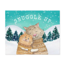 Kostengünstige Katzen schnuppern Schneeschlittenka