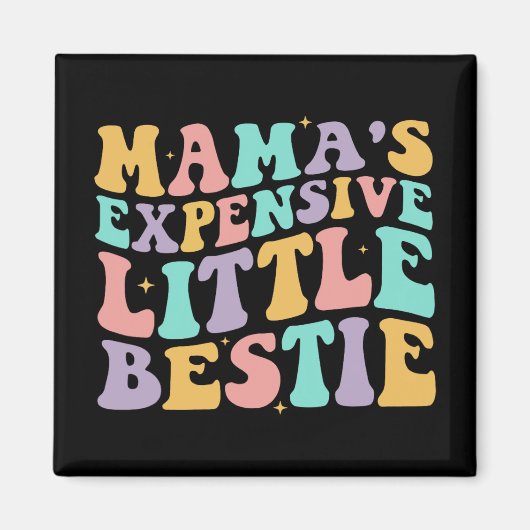 Kostengünstige Kleine Bestie Funny Mama Mütter Day Magnet (Vorne)